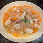 Finished bowl of noodle soup