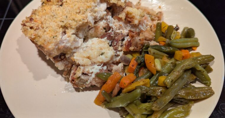 Gluten Free Chicken and Dressing Casserole From Scratch
