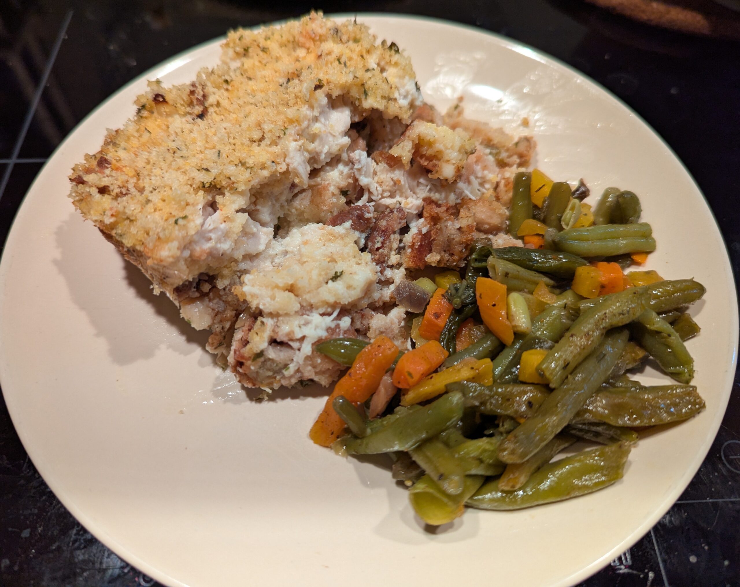 Gluten Free Chicken and Dressing Casserole From Scratch
