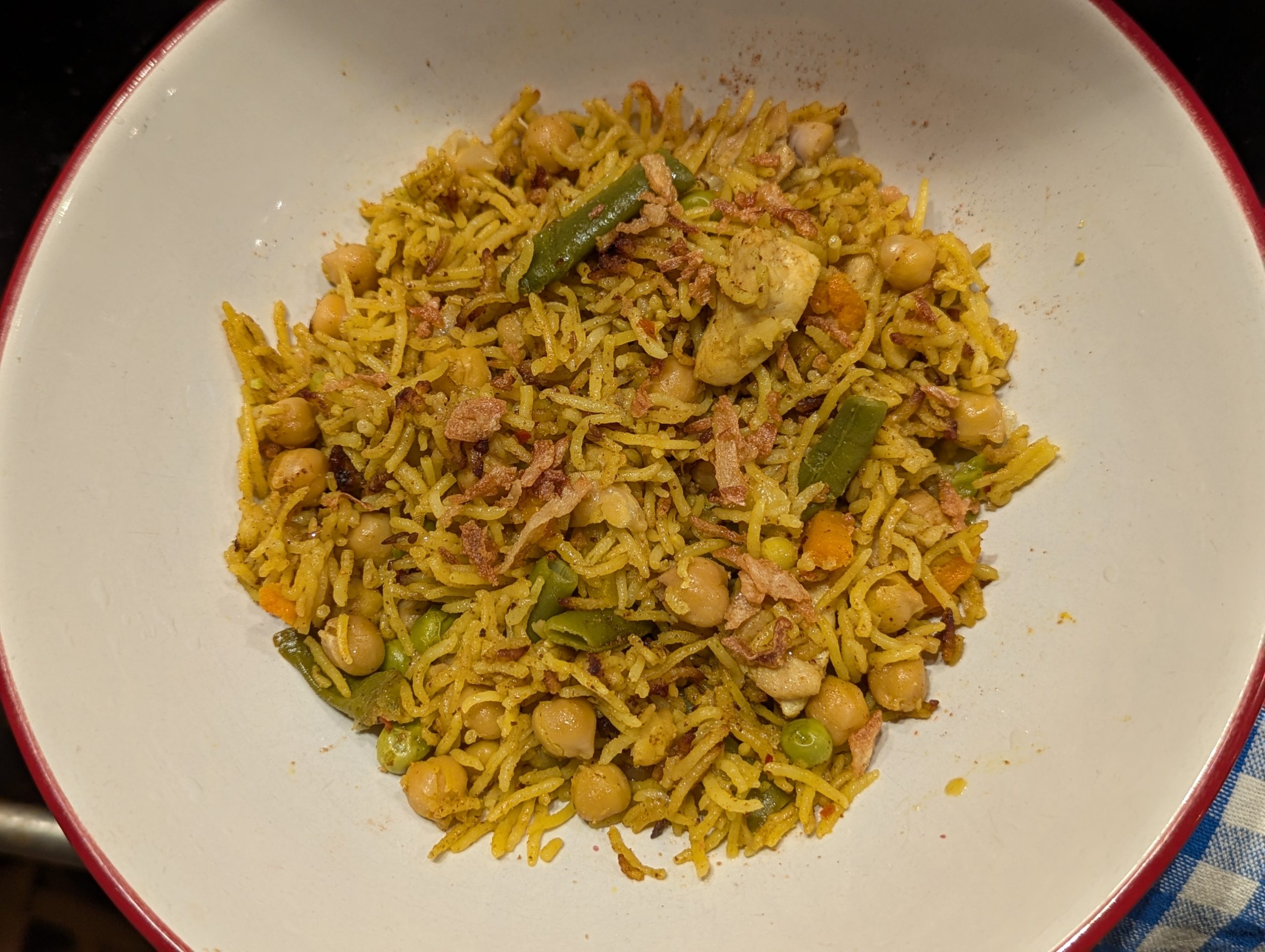 Instant Pot Curried Chicken and Chickpea Rice