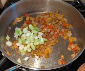 Soft Trinity with the chopped white parts of green onion added