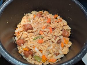 Finished dish in the inner pot