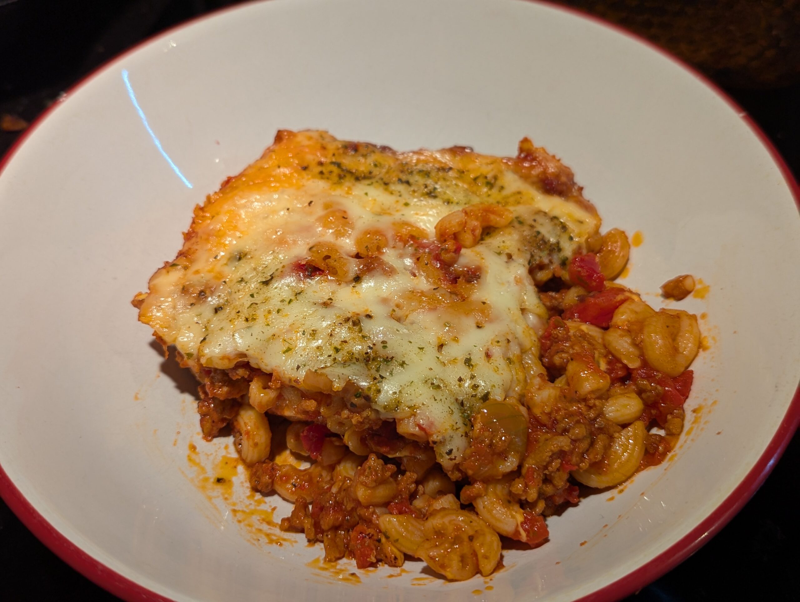 Midcentury Delights: Baked Johnny Marzetti with Combination Salad