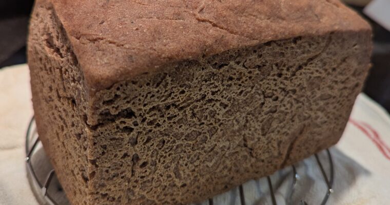 Gluten Free Sourdough Beer “Rye” Bread