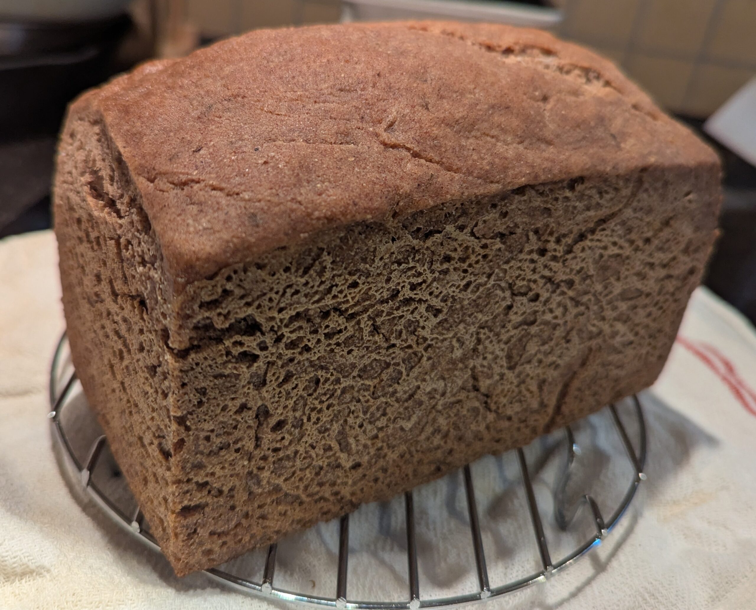 Gluten Free Sourdough Beer “Rye” Bread